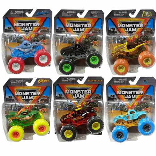 Monster Jam 1:64 Scale Die-cast Value Truck 6 Pack S6