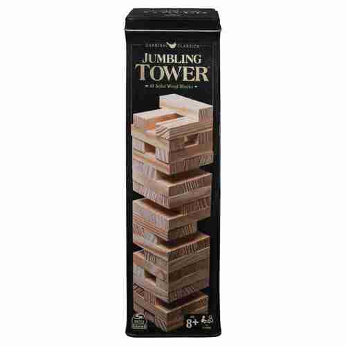 Classic 48 Piece Wooden Jumbling Tower