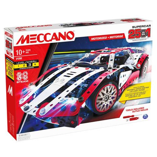 Meccano 25-in-1 Motorized Supercar