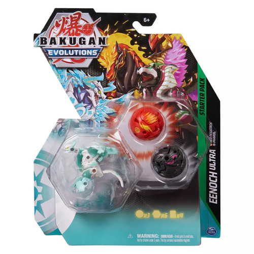 Bakugan Evolutions Starter Pack Eenoch Ultra Neo Pegatrix Pharol