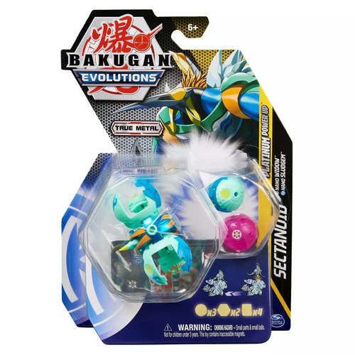 Bakugan Evolutions Sectanoid Platinum Power Up Pack