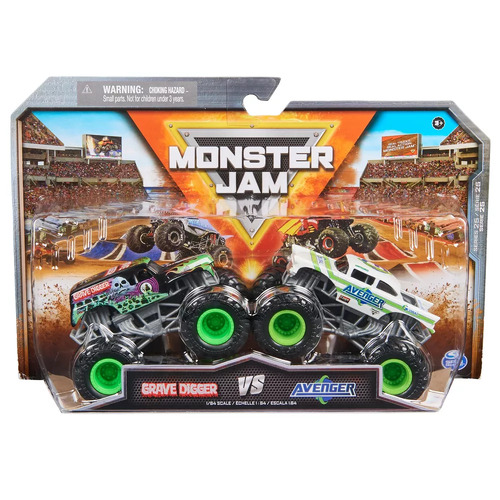 Monster Jam Grave Digger VS Avenger 2 Pack #25