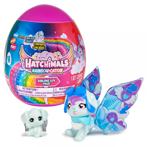 Hatchimals Rainbow-cation Sibling Luv Pack Randomly Selected