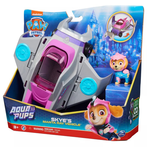PAW Patrol Skyes Manta Ray Aqua Pups
