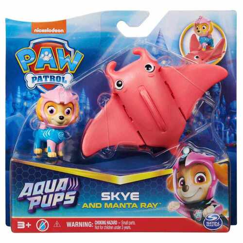Paw Patrol Aqua Pups Skye and Manta Ray