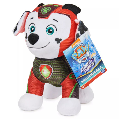Paw Patrol Marshall Plush Aqua Pups