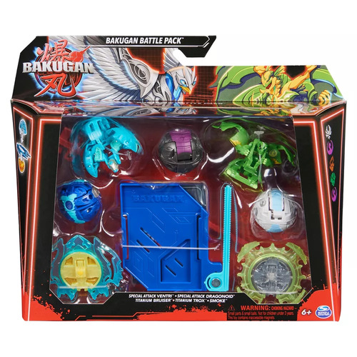 Bakugan Blue Base Battle Pack Action Figure Set