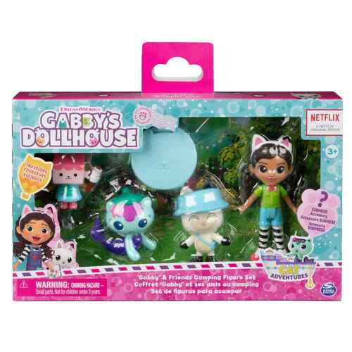 Gabby's Dollhouse Gabby & Friends Camping Figure Set