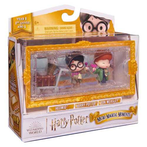 Harry Potter Micro Magical Moments 3 Pack Harry + Hedwig + Ron