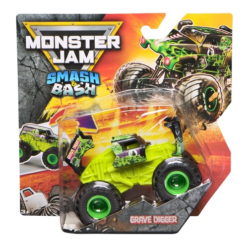 Monster Jam 1:64 Smash & Bash Serie 01 Grave Digger
