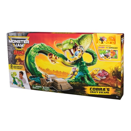 Monster Jam Mini Cobra Booster Playset