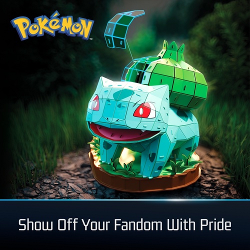 4D Build Pokémon Bulbasaur 3D Puzzle Model Kit – 195 Pieces