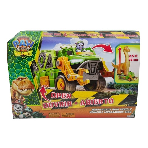 Paw Patrol The Dino Movie - Megasaurus Dino Vehicle