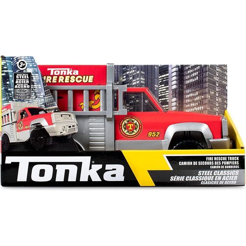 Tonka Steel Classic Fire Rescue Truck