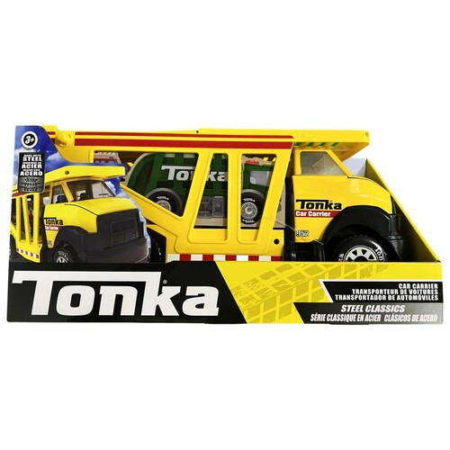 Tonka Steel Classic Car Carrier Transporter