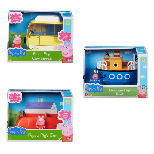 Peppa Pigs Vehicles Randomly Selected
