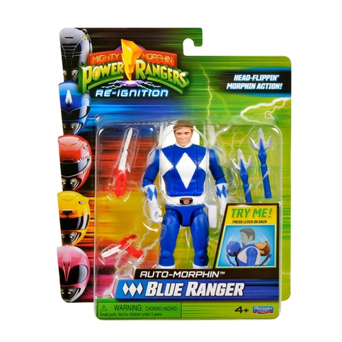 Mighty Morphin Power Rangers Re-Ignition- Auto-Morphin Blue Ranger