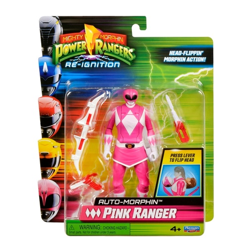 Mighty Morphin Power Rangers Re-Ignition- Auto-Morphin Pink Ranger