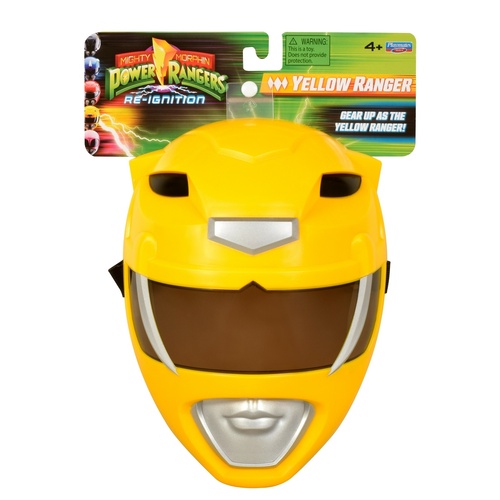 Mighty Morphin Power Ranger Re-ignition Power Ranger Mask - Yellow