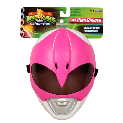Mighty Morphin Power Ranger Re-ignition Power Ranger Mask - Pink