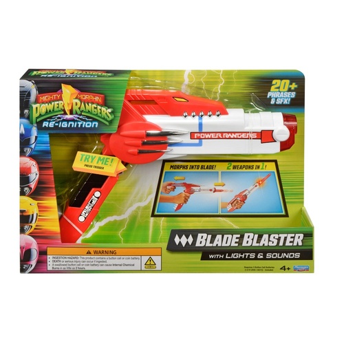 Mighty Morphin Power Rangers Re-Ignition Blade Blaster – Light & Sound