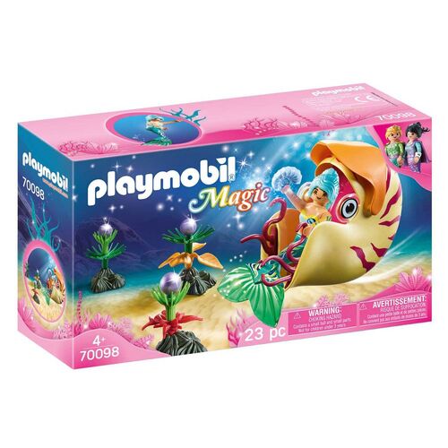 Playmobil Magic Mermaid with Sea Snail Gondola