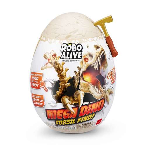 Zuru Robo Alive Mega Dino Fossil Find Surprise Egg