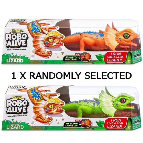 Robo Alive Frilled Neck Lizard Randomly Selected