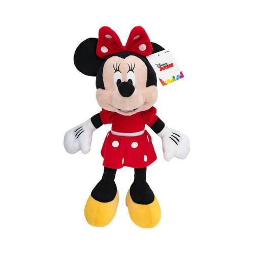 Disney Junior Minnie Mouse Red Dress 14" Disney Plush