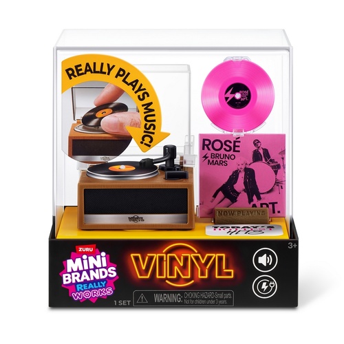 ZURU Mini Brands Mini Vinyls Playset Series 1 – Really Plays Music