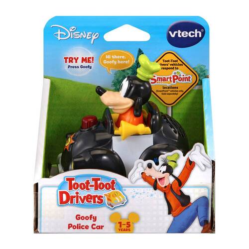 Vtech Toot-Toot Drivers Goofy Police Car Disney