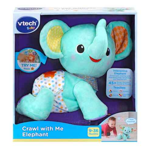 Vtech Baby Crawl With Me Elephant Blue