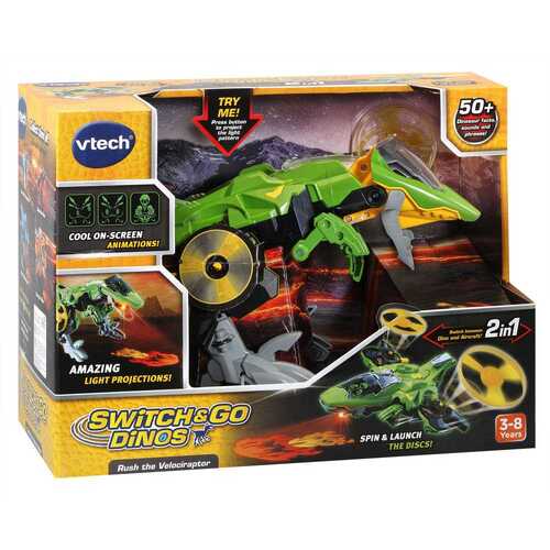 Vtech Switch And Go Dinos Rush The Velociraptor