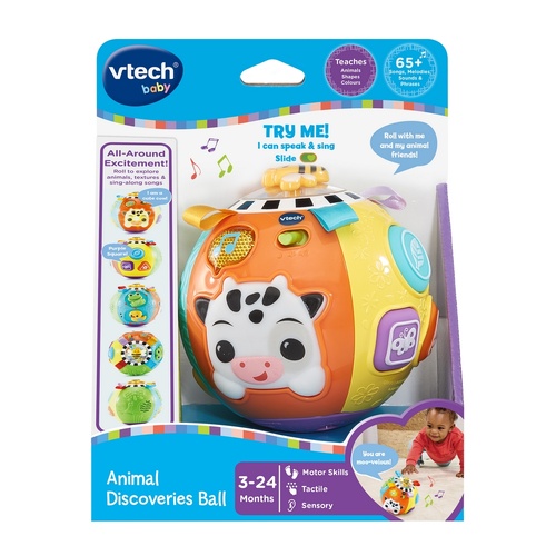 Vtech Animal Discoveries Ball 3-24Months