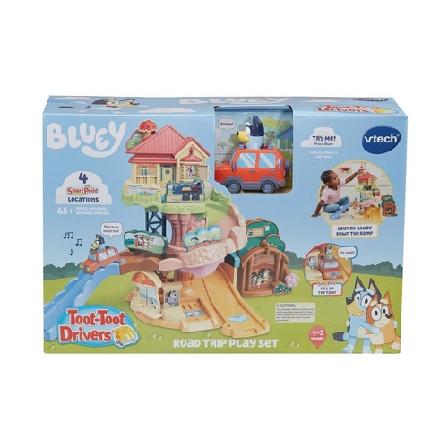 Vtech Toot-Toot Drivers Bluey Road Trip Play Set