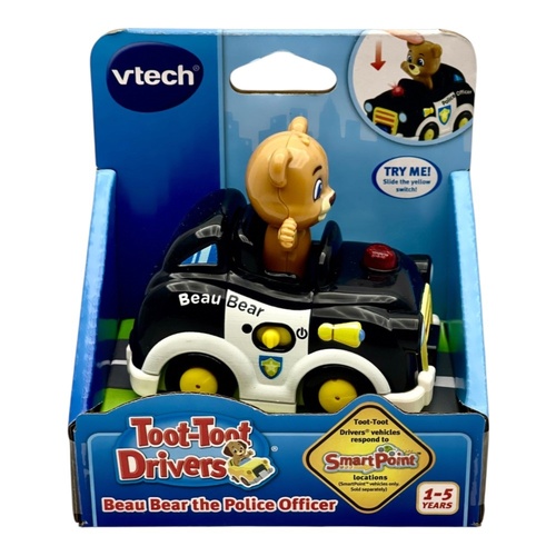 Vtech Toot-Toot Drivers Beau Bear the Police Officer