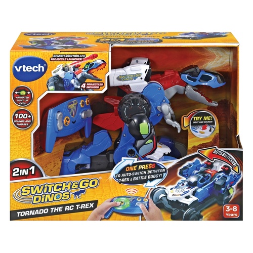 Vtech Switch &amp; Go Dinos Tornado the RC T-Rex