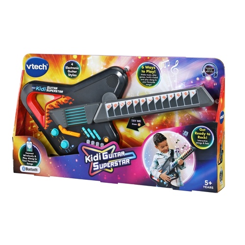 VTech Kidi Guitar Superstar Black Interactive Electronic Guitar