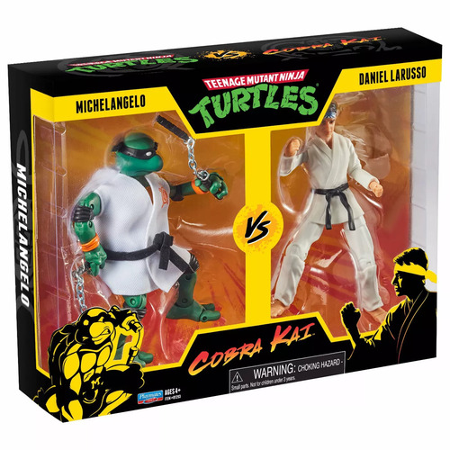 TMNT vs Cobra Kai Michelangelo vs Daniel Laruso 2pk