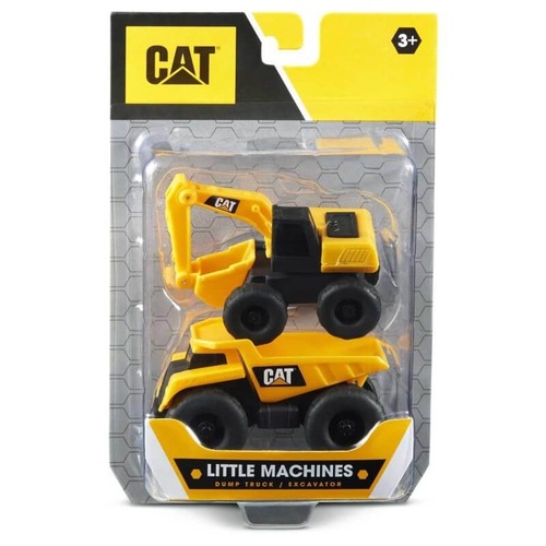 CAT Little Machines Dump Truck & Excavator
