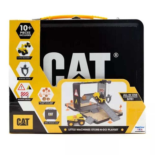 CAT Little Machines Store-N-Go Playset