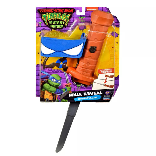 TMNT Mutant Mayhem Ninja Reveal Leonardo's Katana