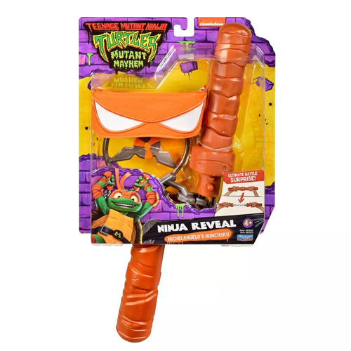 TMNT Mutant Mayhem Ninja Reveal Michelangelo's Nunchaku