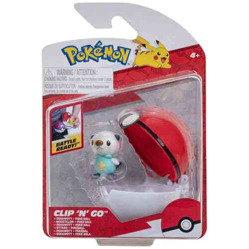 Pokemon Clip N' Go Oshawott + Poke Ball