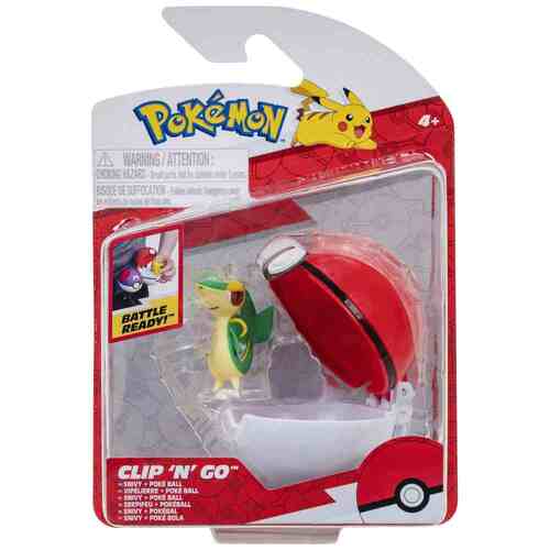 Pokemon Clip N' Go Snivy + Poke Ball
