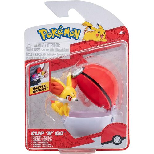 Pokemon Clip N Go Fennekin + Poke Ball