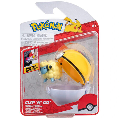 Pokemon Clip N Go Mareep + Level Ball