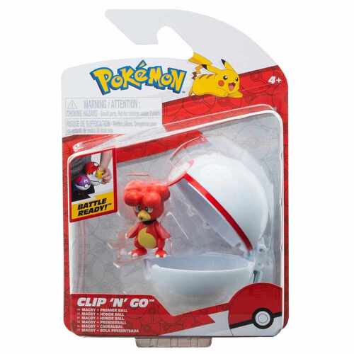 Pokemon Clip 'N' Go Magby + Premier Ball