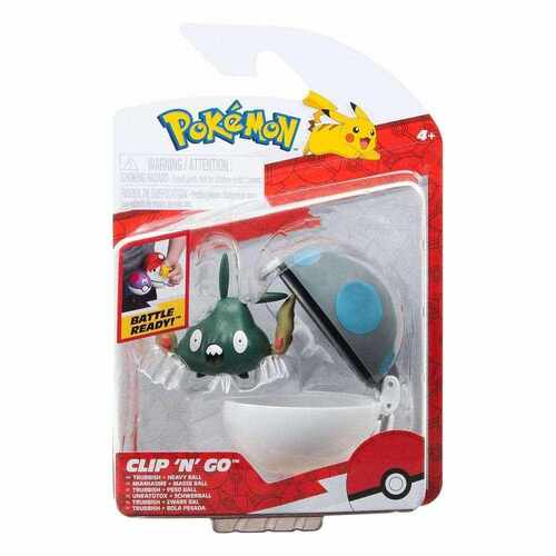 Pokemon Clip 'N' Go Trubbish + Heavy Ball