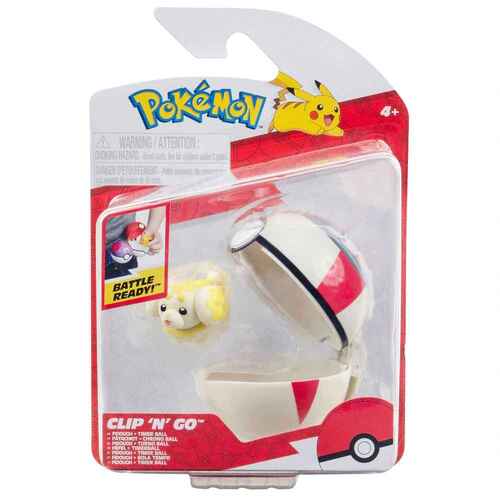 Pokemon Clip 'N' Go Fidough + Timer Ball
